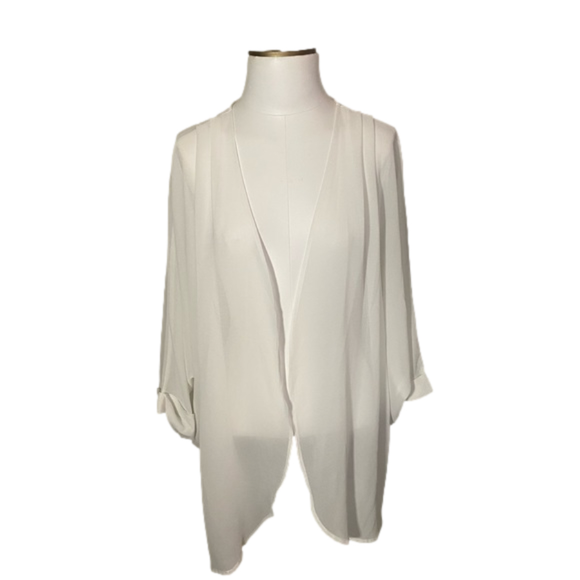 kimono coverups X 2, denim blue and white - Picture 2 of 6